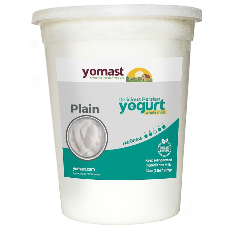 Yomast Organic Yogurt Plain 96oz (Pack of 3) – Whole
