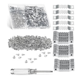 Mr. Pen- Sawtooth Picture Hangers, 511 Pack, Silver, Metal Picture Frame Hangers with Screws and Screwdriver