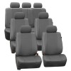 The Quality Cover Gray Deluxe Perforated Leatherette 7Seater 3 Row
