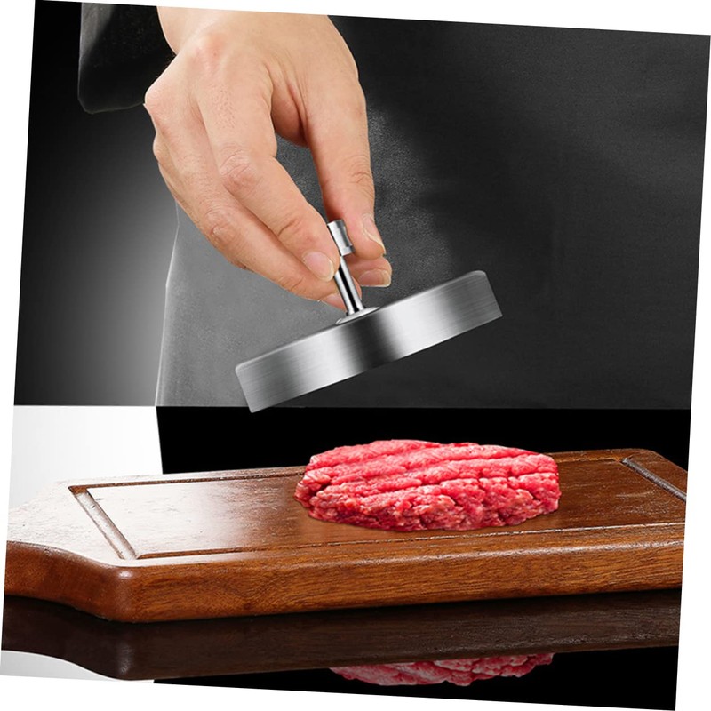 Sosoport Stainless Steel Burger Press Mold Round Patty Maker for