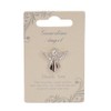 Thank You Guardian Angel Silver Coloured Angel Pin With Gem