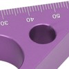 3in Right Angle Measure Ruler Thick Aluminum Alloy 45 Degree