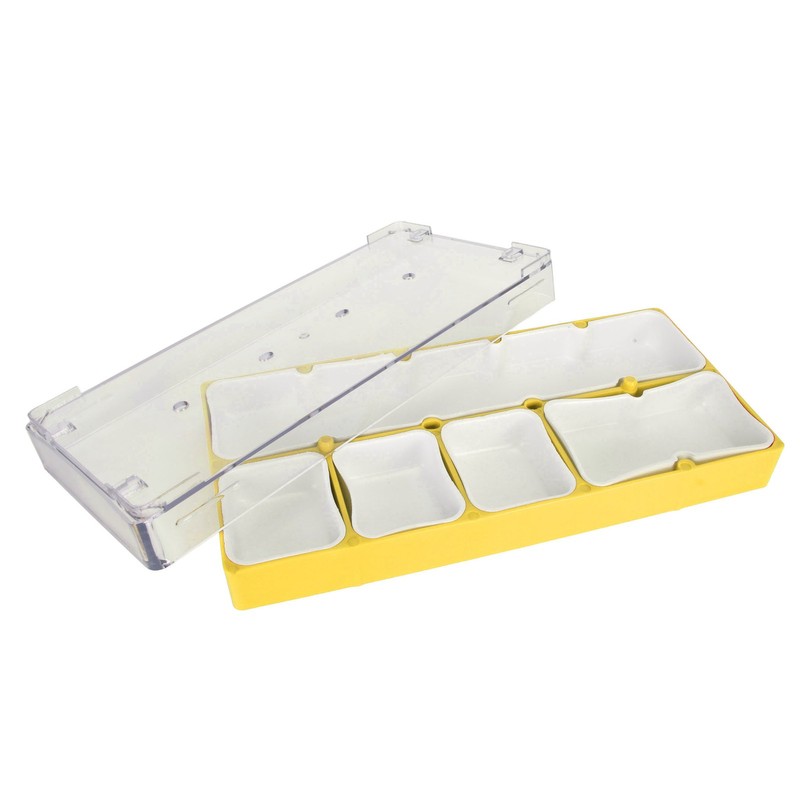 Watch Parts Storage Box Stackable 5 Compartments Acrylic Rubber Watch