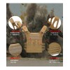 BOSSCO Chaleco Táctico Militar Multifuncional Estilo Combate Guerra