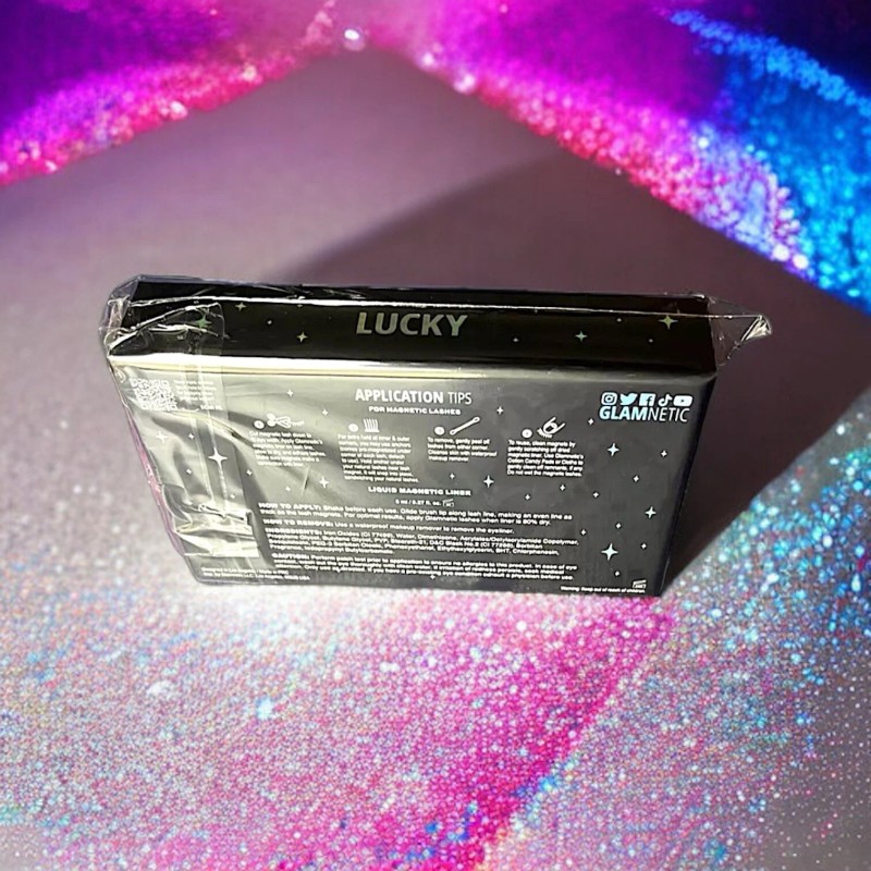 GLAMNETIC Lucky Lash & Black Liquid Magnetic Liner Kit New