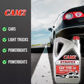 CAM2 SYNAVEX 10W-30 SP/GF-6A FULL SYNTHETIC ENGINE OIL - 3/5 Quart