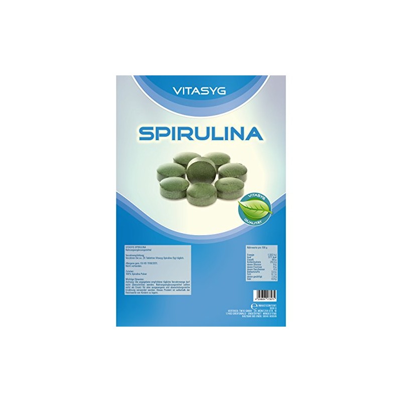 Spirulina Tabletten 1000g - 4000 Presslinge a 250mg - Spirulina