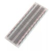 MEXBIT 2pcs Paquete 2 Protoboard Blanco 830 Puntos Transparente, proyectos