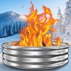 60 Inch Extra Large Fire Pit Ring for Outside, Heavy