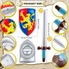 28 Pcs Kids Inflatable Medieval Joust Sword and Shield Knight