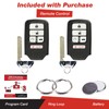 KeylessOption Keyless Entry Remote Start Smart Car Key Fob for
