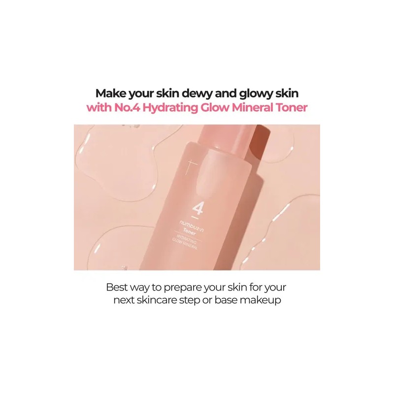 Numbuzin 4 Hydration Glow Mineral Toner
