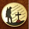 WeTapble World War I Commemorative 24Kt Gold Plated Coin Poppy