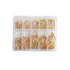 100x Chemically Sharpened Octopus Fishing Hook, Fishing Tackle 3-12# Small