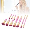 10PCS Travel Makeup Brushes Detachable Handle Powder Brush Set for