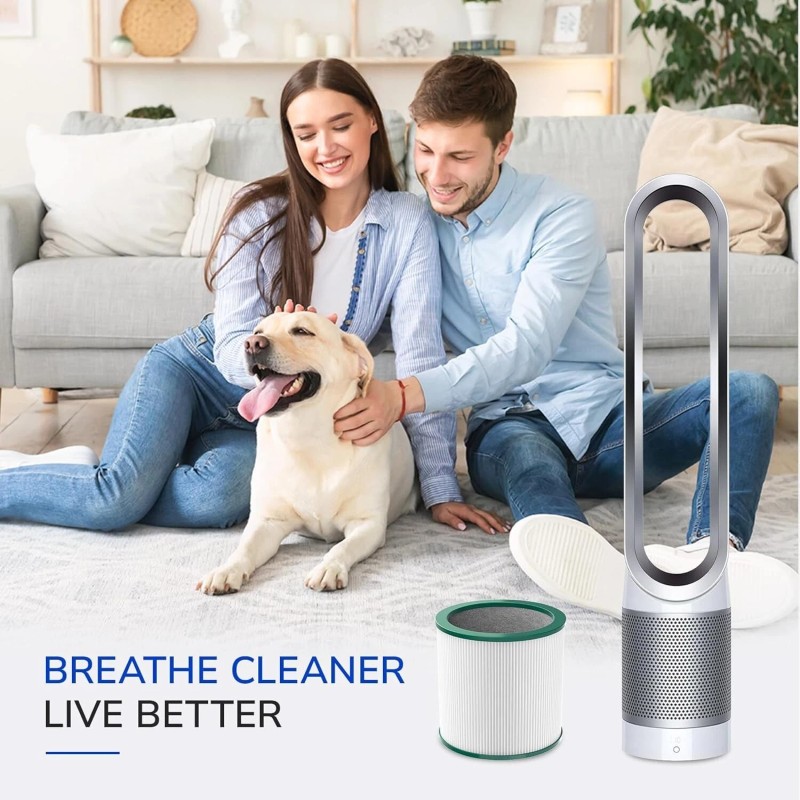 Fil-Fresh (4) Replacement Filter for Dyson Tower Fan Air Purifier