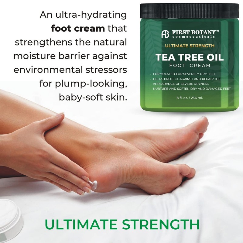 First Botanicals Athlete's Foot Cream with Tea Tree Oil Aloe