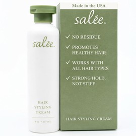 Salée- Styling Hair Cream Slickback Gel | Slick Back Hair Product For Women, Kids, Girls, Smoothing & Anti-Frizz | For Curls, Wavy & Straight Hair 6 oz.