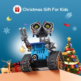 Sillbird 5-in-1 STEM Robot Building Toys for Boys, Remote & App Controlled Robotic Programmable Educational Technic Set, Christmas Birthday Gifts for Boys Girls Kids Aged 8 9 10 11 12+ (435 Pcs)