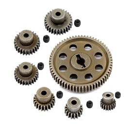Veumoie 11184 Metal Main Gear 64T Sprocket Engine for 1/10 RC Car Amax Redcat 94111 Parts