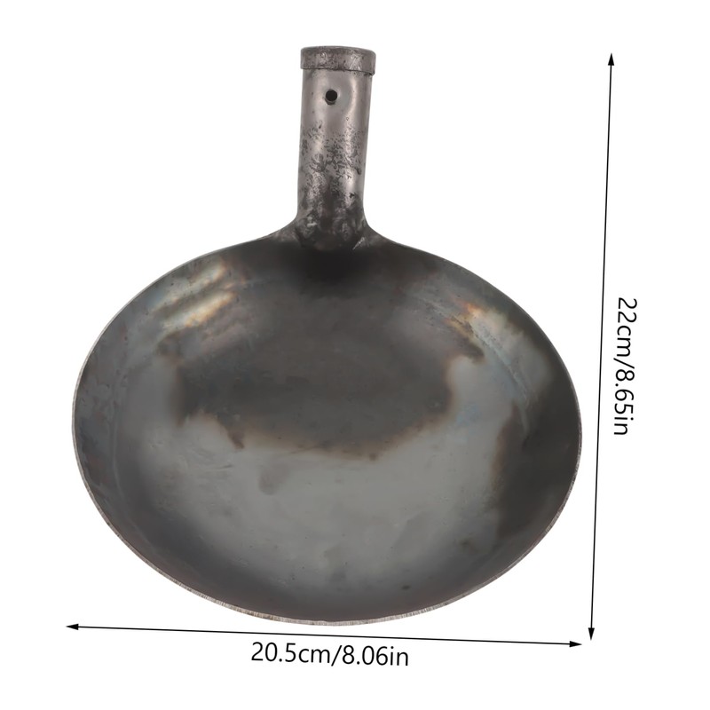 Mipcase Metal Dung Cleaning Shovel Heavy Duty Metal Ladle for