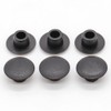 Glvaner 100 pcs 5mm Black Plastic Hole Plugs, 5/32 inch