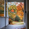 Fall Flag 28 x 40 Double Sided, Pumpkins Sunflower Large