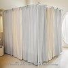 AIKASY Canopy Bed Curtains with Top Ties - Elegant Soft