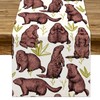 Sunwer Groundhog Day Table Runner Welcome Spring Party Decoration February