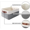 Mangata Fabric Storage Baskets, Set of 3 Organiser Boxes for