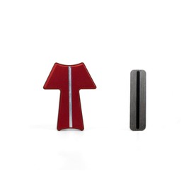 Align Golf Ball Marker | Improves Putting Accuracy and Alignment | Use in-Game or as a Putting Practice aid | Rule conforming, Ball Marker, Golf Ball Marker, Golf Alignment, Golf Gift (Red)