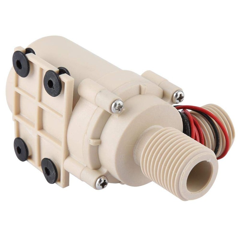 Circulation Pump, 1/2" 24V DC 0.7A Solar Circulation for Water