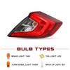 JSBOYAT LED Tail Light Assembly Replacement for 2016-2021 Honda Civic