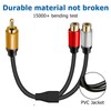 TEKERA RCA Splitter 1 Male 2 Female 2-Pack, Audio Cable