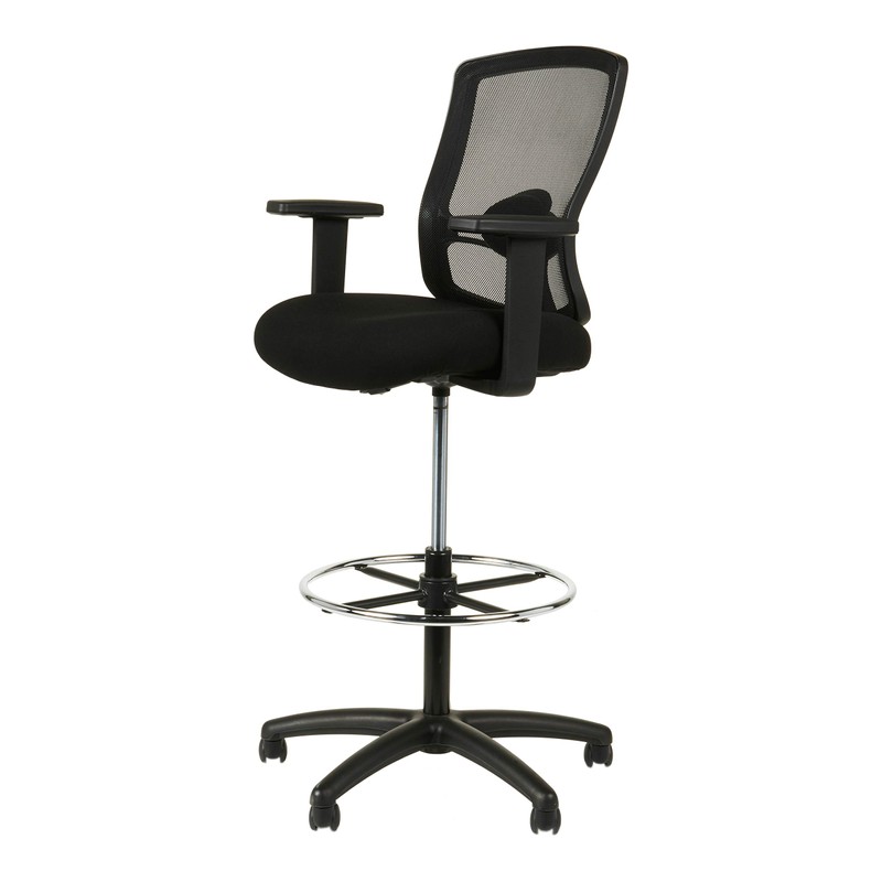 Alera ALE Etros Series Mesh Stool, Black