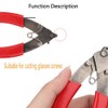 Eyeglass Repair Tool Kit, Universal Glasses Screw Pliers Rimless Frame