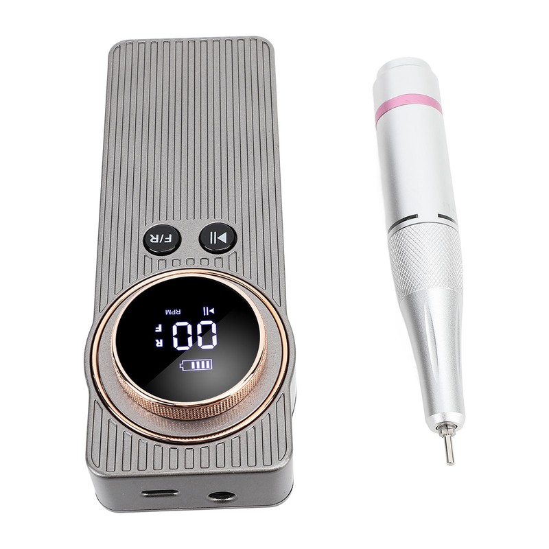 Nail Drill Machine Portable High Speed 35000RPM Rechargeable Nail Art