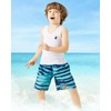 Charmi Boys' Swimming Trunks, Quick-Drying with Mesh Lining, Adjustable Drawstring,
