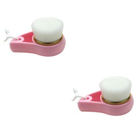 Minkissy 2pcs Facial Cleansing Tools Gentle Face Scrubber Soft Handle Perfect for Sensitive Skin Removes Blackhead Promotes Skin Regeneration