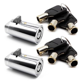 Lamvbls 2 Pcs Vending Machine Lock (3 Pcs Key) (Keyed Alike)