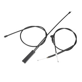 X AUTOHAUX Hood Latch Release Cable Fit for Mini Cooper 2007-2015 No.51232751378/51237148865 - Pack of 2