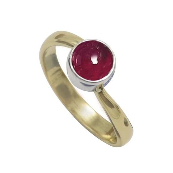 SILVERTROVE Gemstone Sterling Silver and Brass Band Ring for Men
