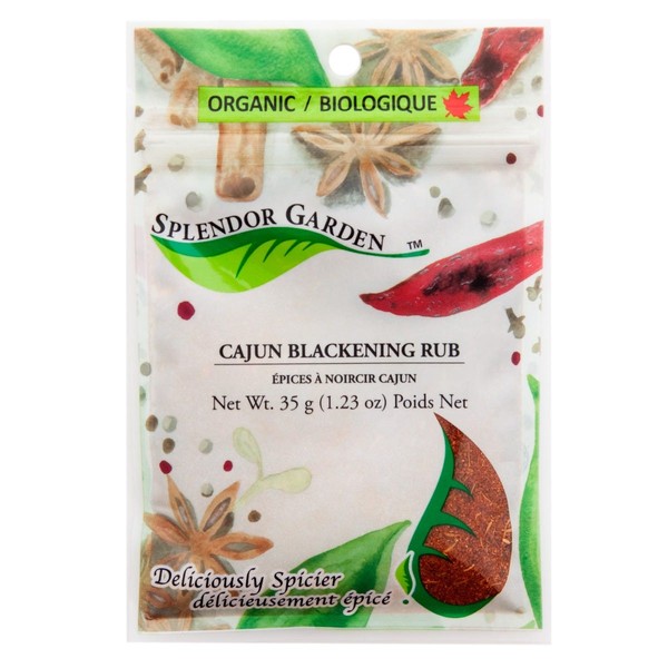 Splendor Garden Organic Cajun Blackening Rub 35g