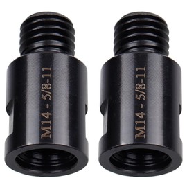 Wolfride 2 Pcs M14 to 5/8" Angle Grinder Attachment Adapter M14 Female to 5/8-11 Male Adapter