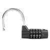 Sonew Gym Locker Padlocks, 4 Dial Digit Code Combination Padlock,