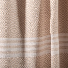 Aegean Concept Turkish Beach Towels, Oversized, Sand Free Bath Towel, Packable, 41 x 68 inches, Soft, Quick Dry, Ideal for Swimmers, Travel, for Men & Women, Extra Large, Beige, Pack of 1