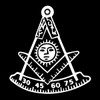 Past Master with Square & Protractor Masonic Vinyl Decal -
