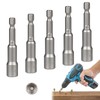 5Pcs 8mm Nut Driver Screwdriver Bits, Magnetic Nut Setter Driver