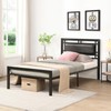 espidoo Twin Size Metal Bed Frame: Sturdy Steel Structure with