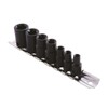 Laser 0897 Impact Star Socket Set 3/8"D, 1/4"D 7pc